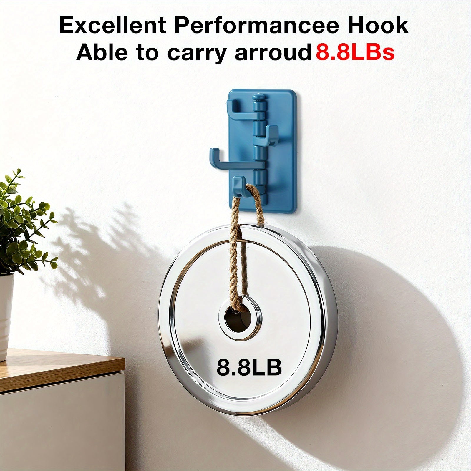 4pcs Self-Adhesive Wall Hooks, No-drill, Multi-purpose Hooks Are Made Of Durable Plastic for Easy Installation In Bathrooms, Kitchens, And More. Perfect for Organizing Keys, Hats, And Towels In Homes, Dorms, And Offices., Utility Hooks